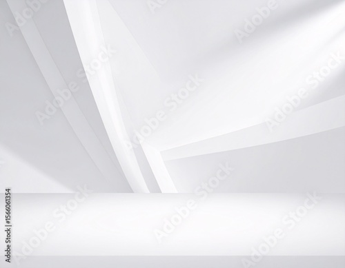 Minimal geometric white light background