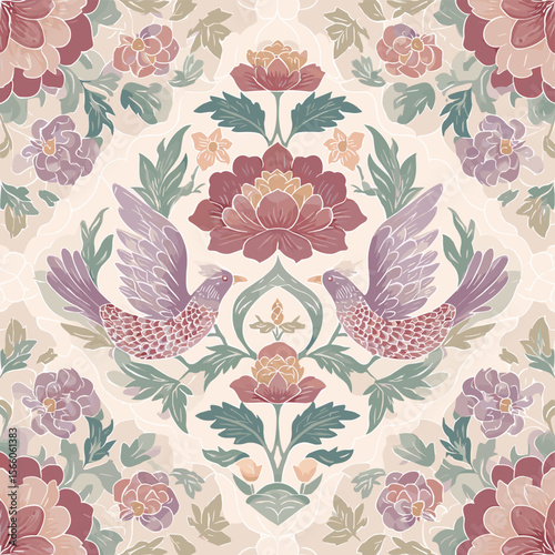 Korean Phoenix & Floral Emblem Collection – Elegant Traditional Embroidery Motifs
