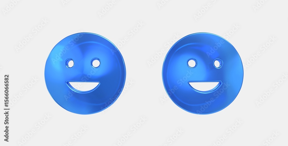 Fototapeta premium mood 3D icon on isolate white background