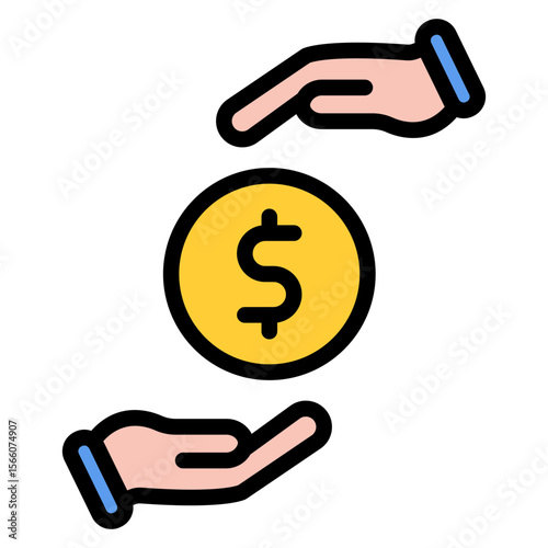 Corruption icon vector image. Can be used for Politics.