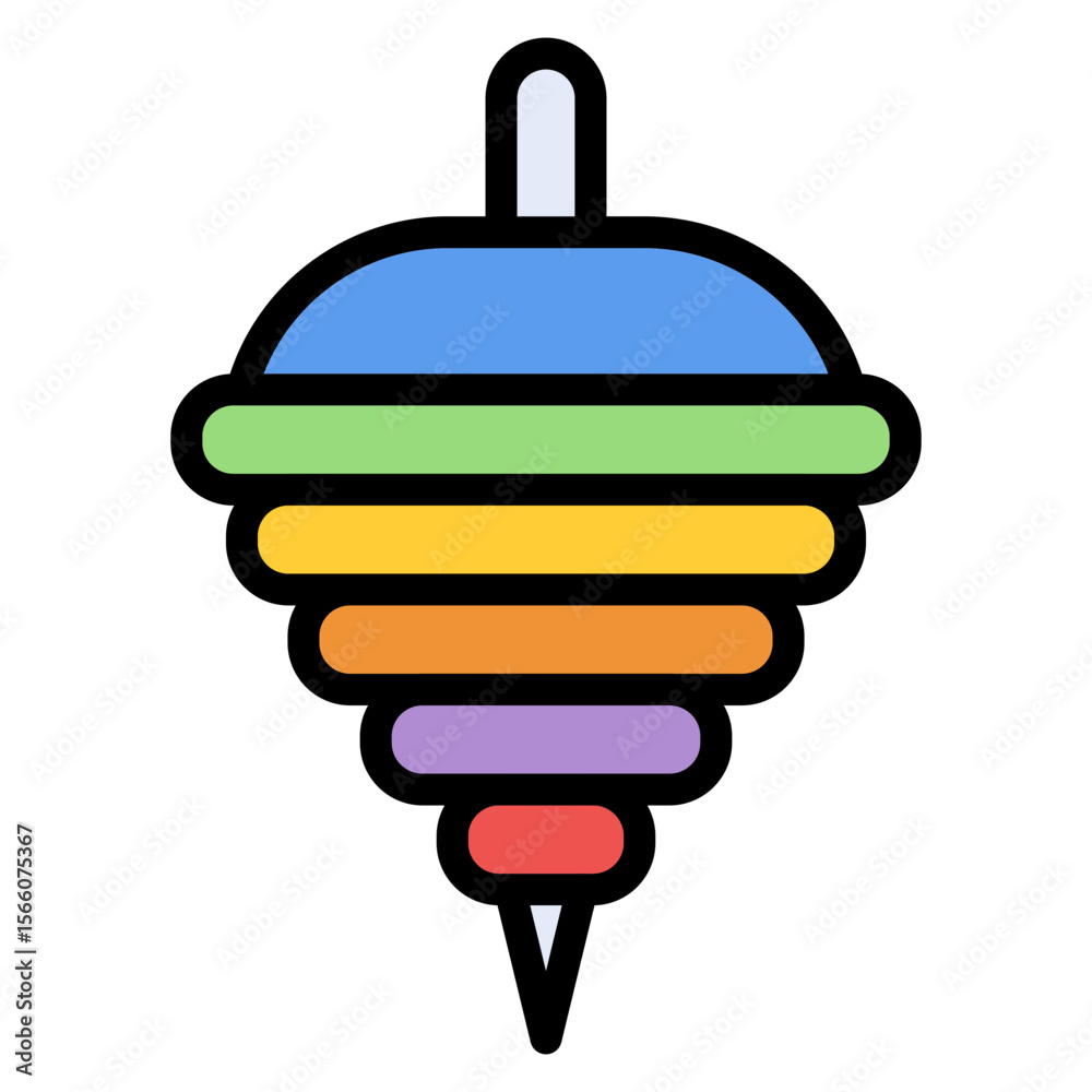 Obraz premium Spin icon vector image. Can be used for Politics.