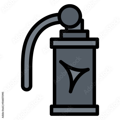 Flash Bang icon vector image. Can be used for Battle Royale.