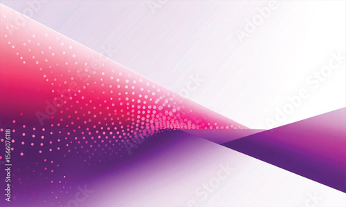 Minimalist Gradient Dot Flow Vector  Fading Matrix Pattern from Pink to Deep Violet
