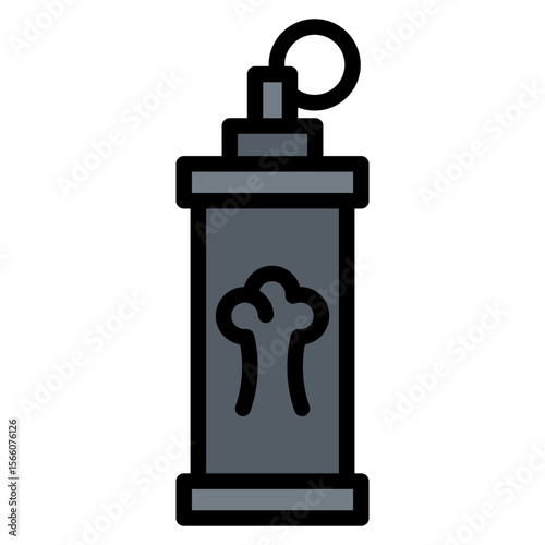 Smoke Grenade icon vector image. Can be used for Battle Royale.