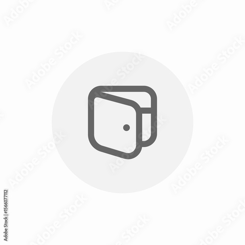 empty wallet icon sign vector
