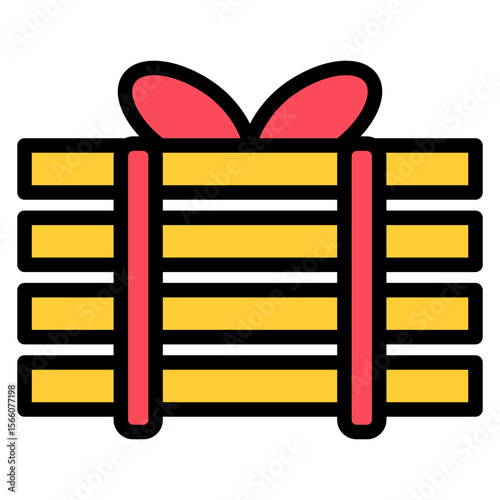 Bundling icon vector image. Can be used for Merchandising.