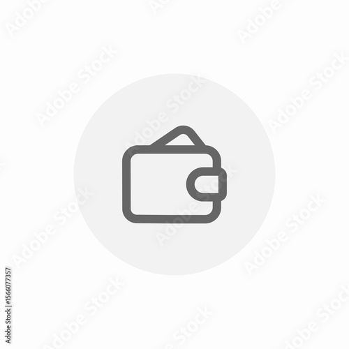 open wallet icon sign vector