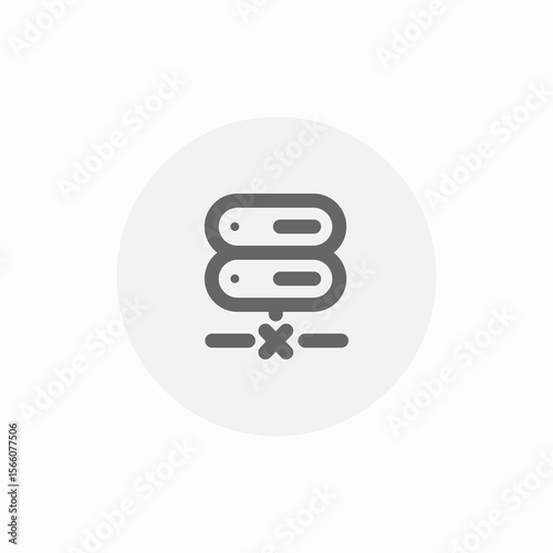 server error icon sign vector