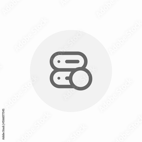 server settings icon sign vector