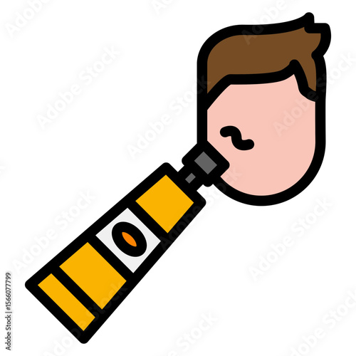 Topical icon vector image. Can be used for CBD Oil.