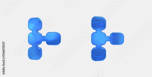 schema 3D icon on isolate white background