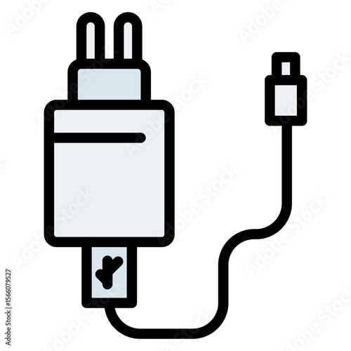 Charger icon vector image. Can be used for Technology eCommerce.