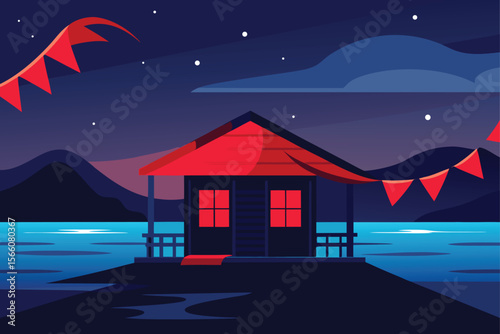 house on the beach