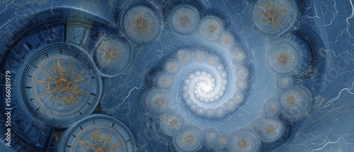 Gravity wave visualization with luminous quantum symbol in dynamic space-time continuum, applied to cosmology documentaries and science museum installations