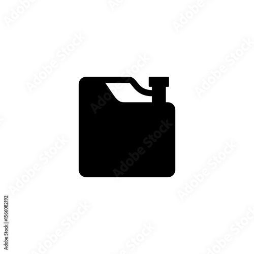 Fuel Container Icon  A Simple, Versatile Design for Gas, Oil, and More