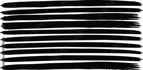 Black and white textured cotton swabs, chocolate, and fabric with striped metal lines create a striking industrial pattern
