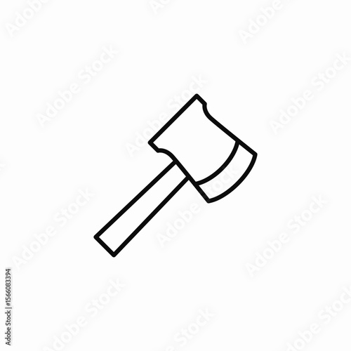 chopping tool icon sign vector