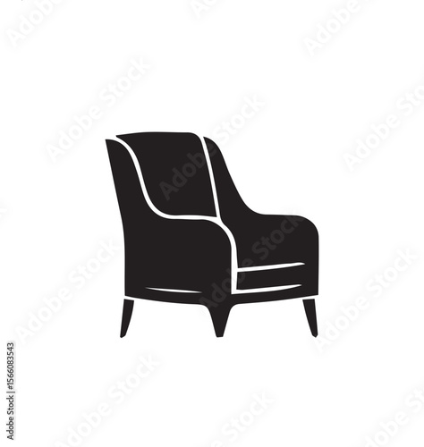 vector black sofa 
