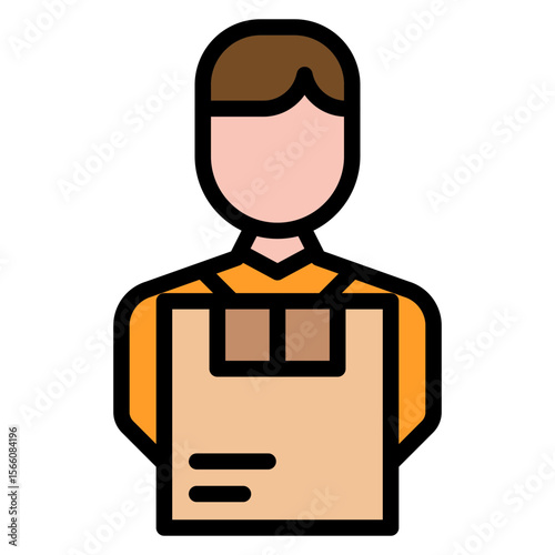 Recipient icon vector image. Can be used for Postal Service.