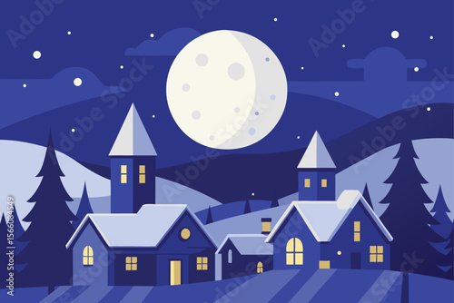 christmas night in the city