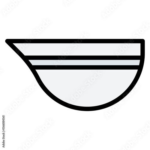 Evaporating Dish icon vector image. Can be used for Science.