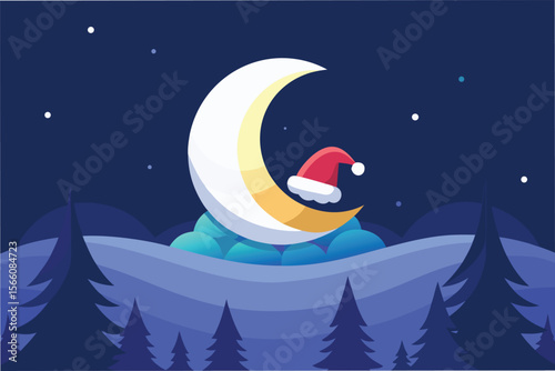 moon and stars