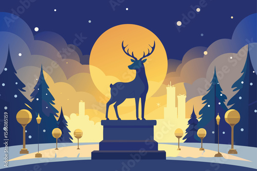 santa claus on the moon