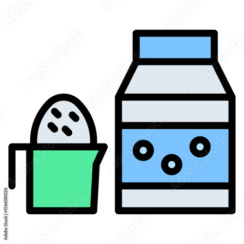 Powder icon vector image. Can be used for Laundry.