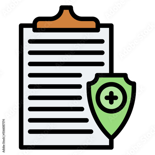 Premium Healthcare Coverage icon vector image. Can be used for Home Services.