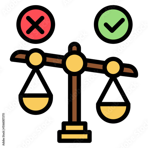 Discrimination icon vector image. Can be used for Human Rights.