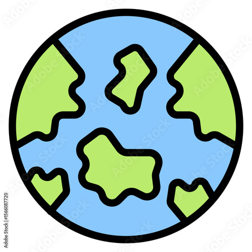 World icon vector image. Can be used for Human Rights.