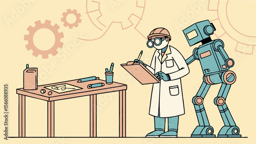 Collaborative Engineering: Human Scientist and Robot Partnering on Industrial Design and Technological Development in a Modern Lab Setting, Innovat...