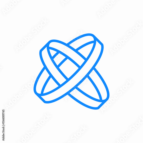 abstract donation icon sign vector