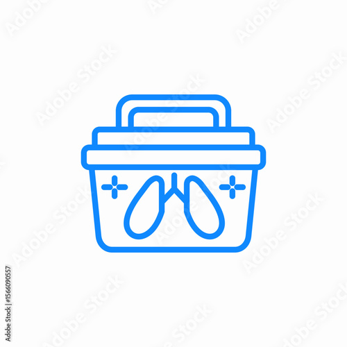 donation box icon sign vector