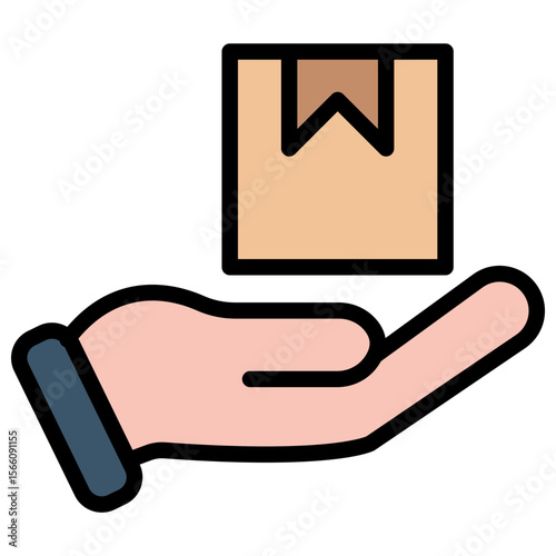 Order Delivered icon vector image. Can be used for Digital Retail.