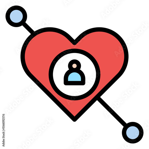 Kind Acts icon vector image. Can be used for Charity.