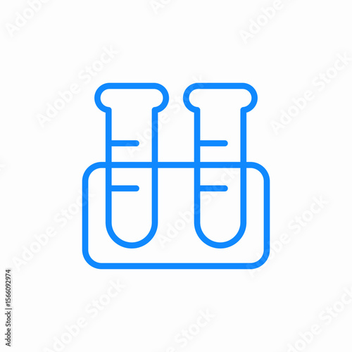test tubes icon sign vector