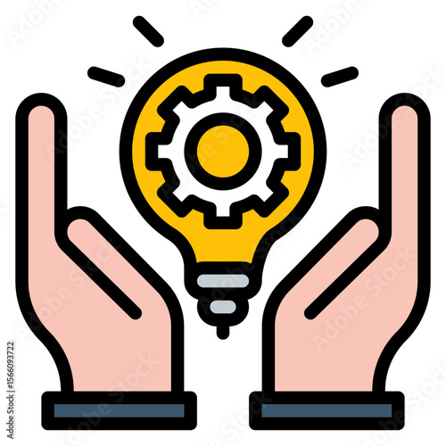 Technology Adoption icon vector image. Can be used for Business Performance.