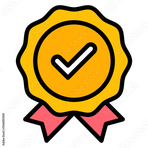 Quality Control icon vector image. Can be used for Mass Production.