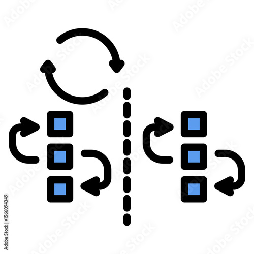 Reflection icon vector image. Can be used for Action Plan.