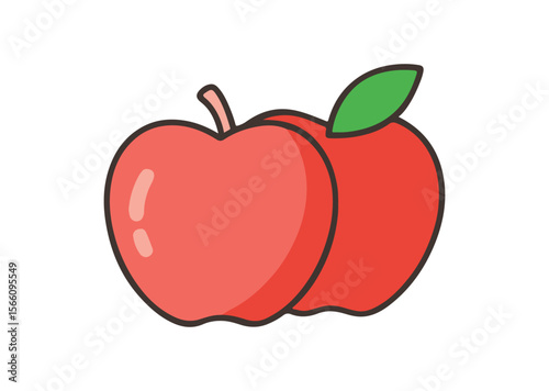 Apple Vector, Apple Icon Illustration