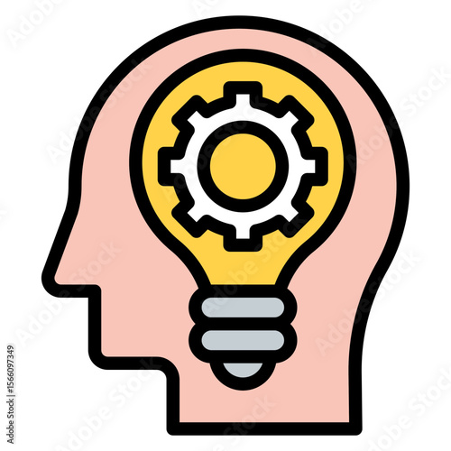 Skill Development icon vector image. Can be used for Headhunting.