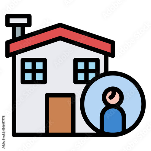 Childcare Center icon vector image. Can be used for Daycare.