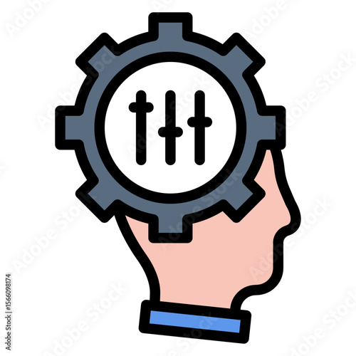 Adaptability icon vector image. Can be used for Curriculum Vitae.