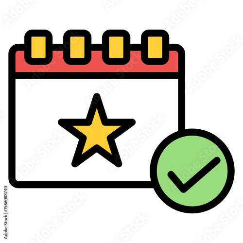 Event Planning icon vector image. Can be used for Professional Services.
