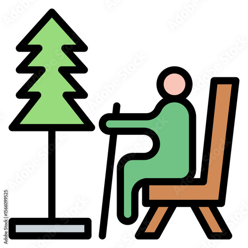 Comfortable Environment icon vector image. Can be used for Elderly Care.