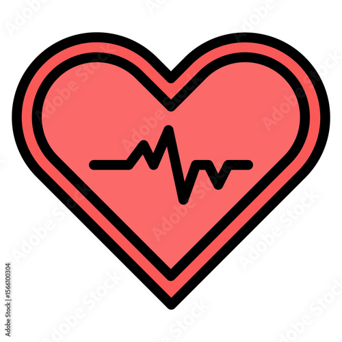 Cardiac Arrest icon vector image. Can be used for Cardiology.