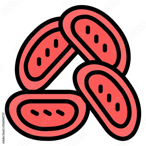 Thrombosis icon vector image. Can be used for Cardiology.