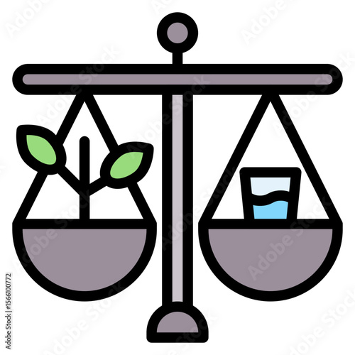 Ecological Imbalance icon vector image. Can be used for Water Crisis.