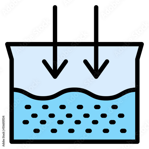 Activated Carbon icon vector image. Can be used for Water Treatment.